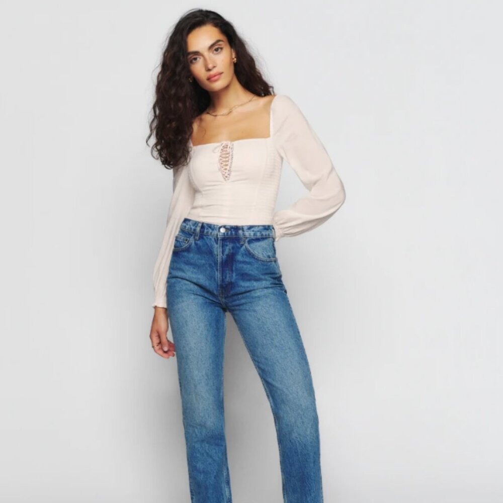 Reformation Nola Top Size 0 NWT